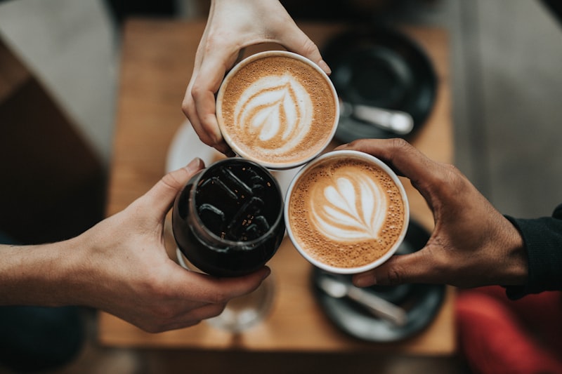 Warm cup held in hands, care and warmth